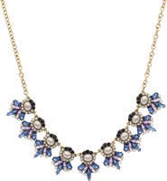OLIVIA WELLES Juliet Cluster Frontal Necklace