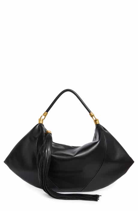 BCBG Tassel Water Repellent Shoulder Bag