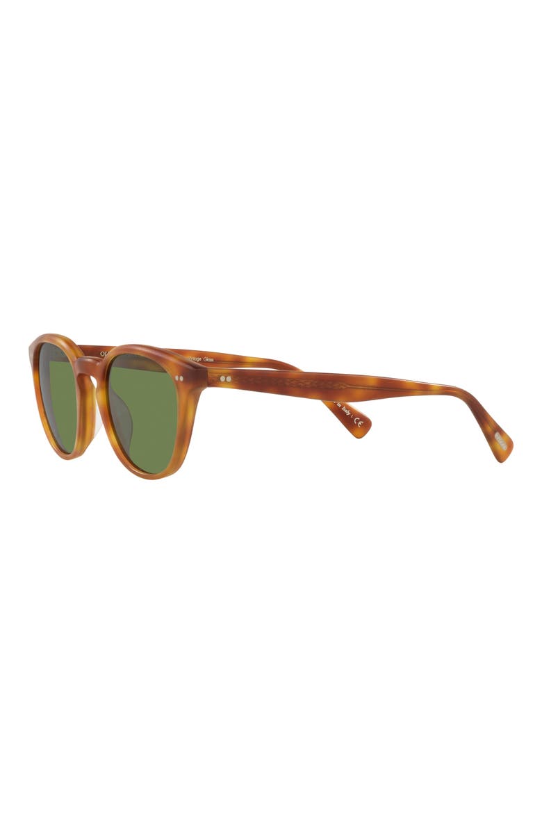 Desmon 50mm Phantos Sunglasses, Alternate, color, LT BROWN