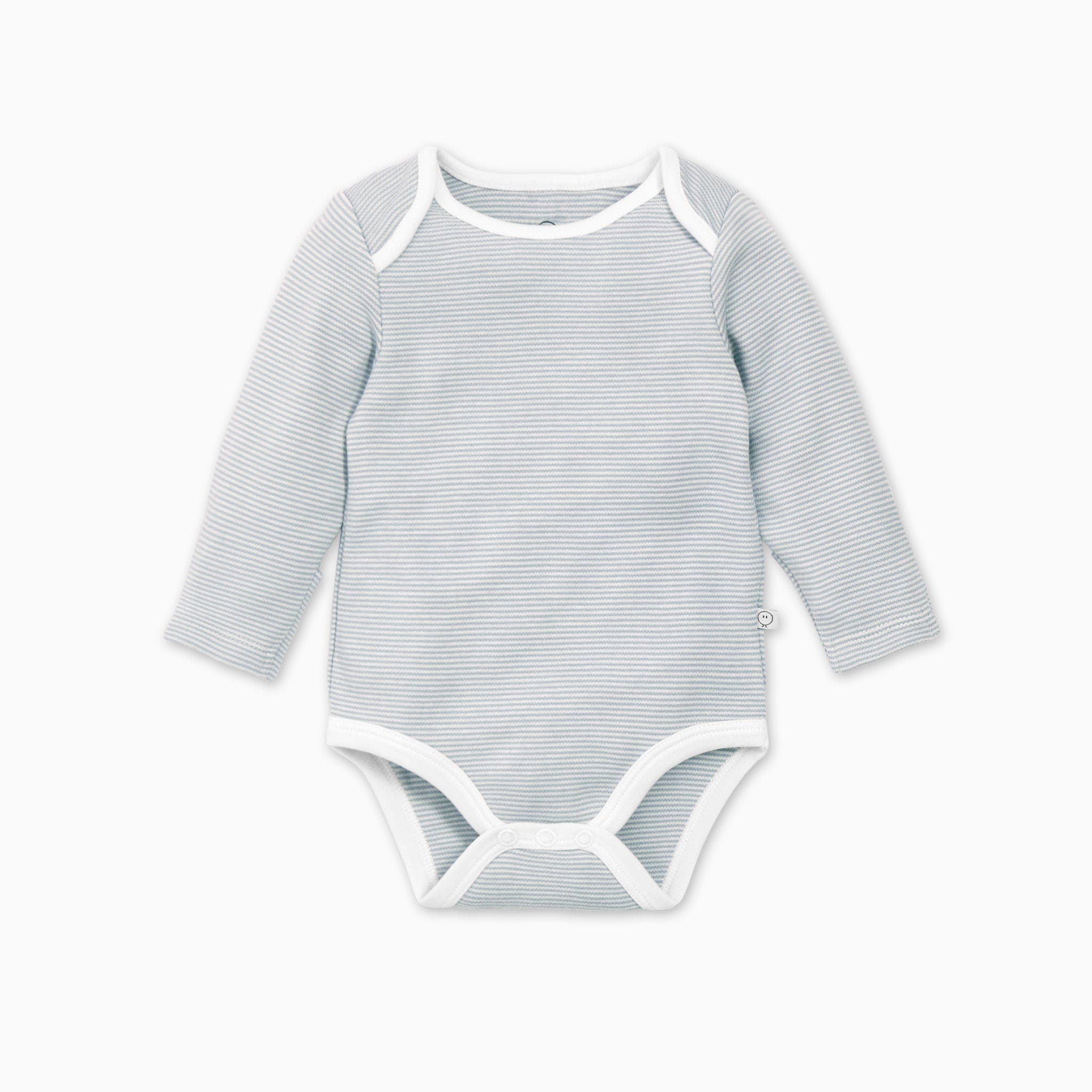 Mori Kids'  Long Sleeve Bodysuit In Multi