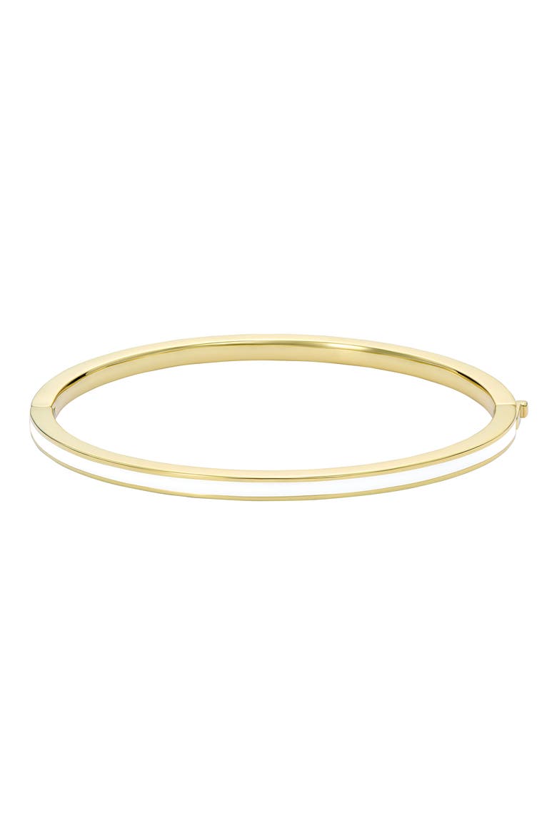 Rolo Classic Color Hinge Bracelet, Alternate, color, GOLD/WHITE