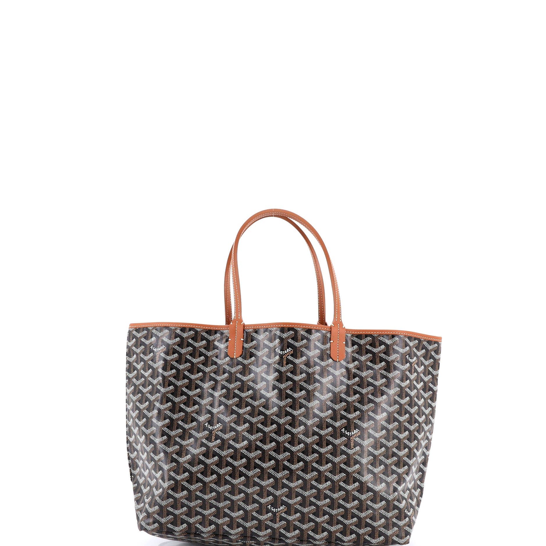 Pre-Owned Goyard Saint Louis Tote Coated Canvas PM, Alternate, color, Brown