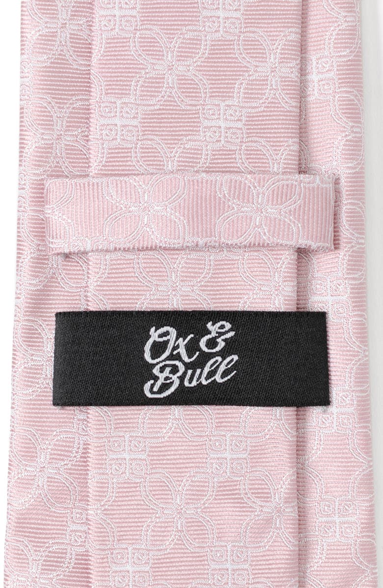 Cufflinks, Inc. Pink Art Deco Silk Tie, Alternate, color, Pink