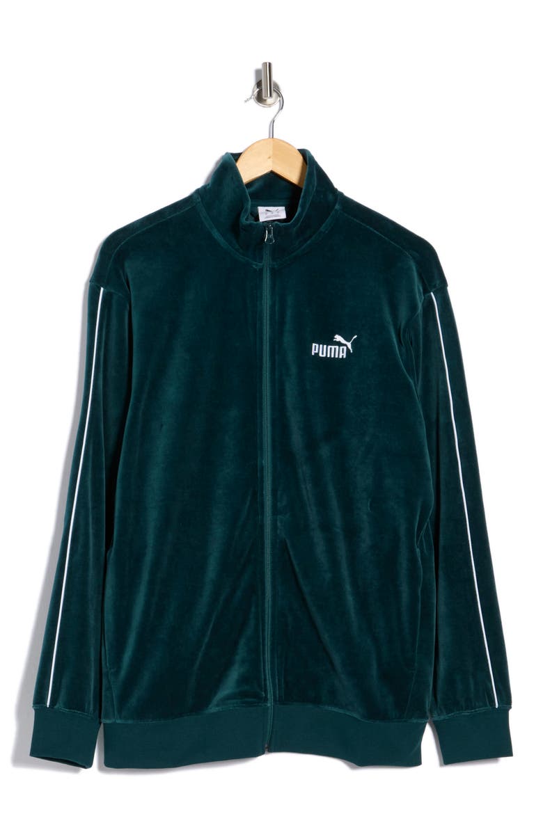 Essentials Elevated Velour Track Jacket (Men) | Nordstromrack