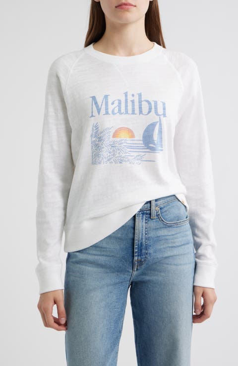 Malibu Slubbed Crewneck Sweatshirt