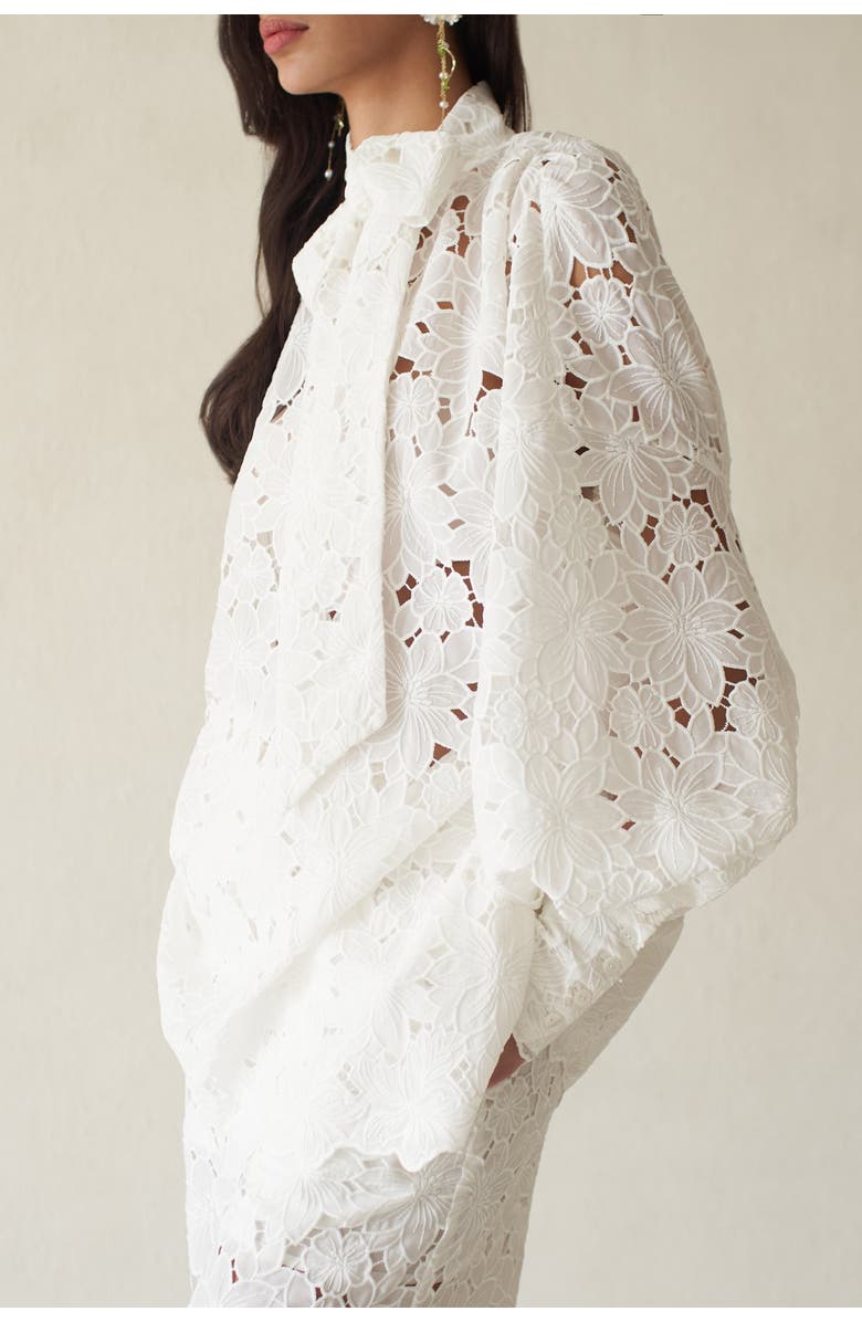 Vasiliki Raya Lace Top, Alternate, color, White