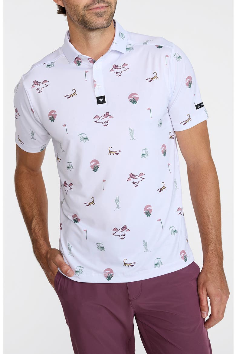Core Performance Polo, Main, color, BRILLIANT WHITE
