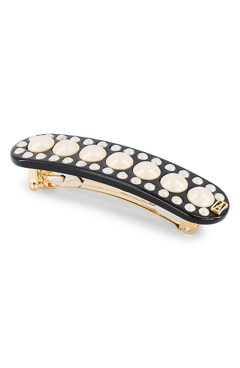Alexandre de Paris Small Imitation Pearl Barrette, Alternate, color,