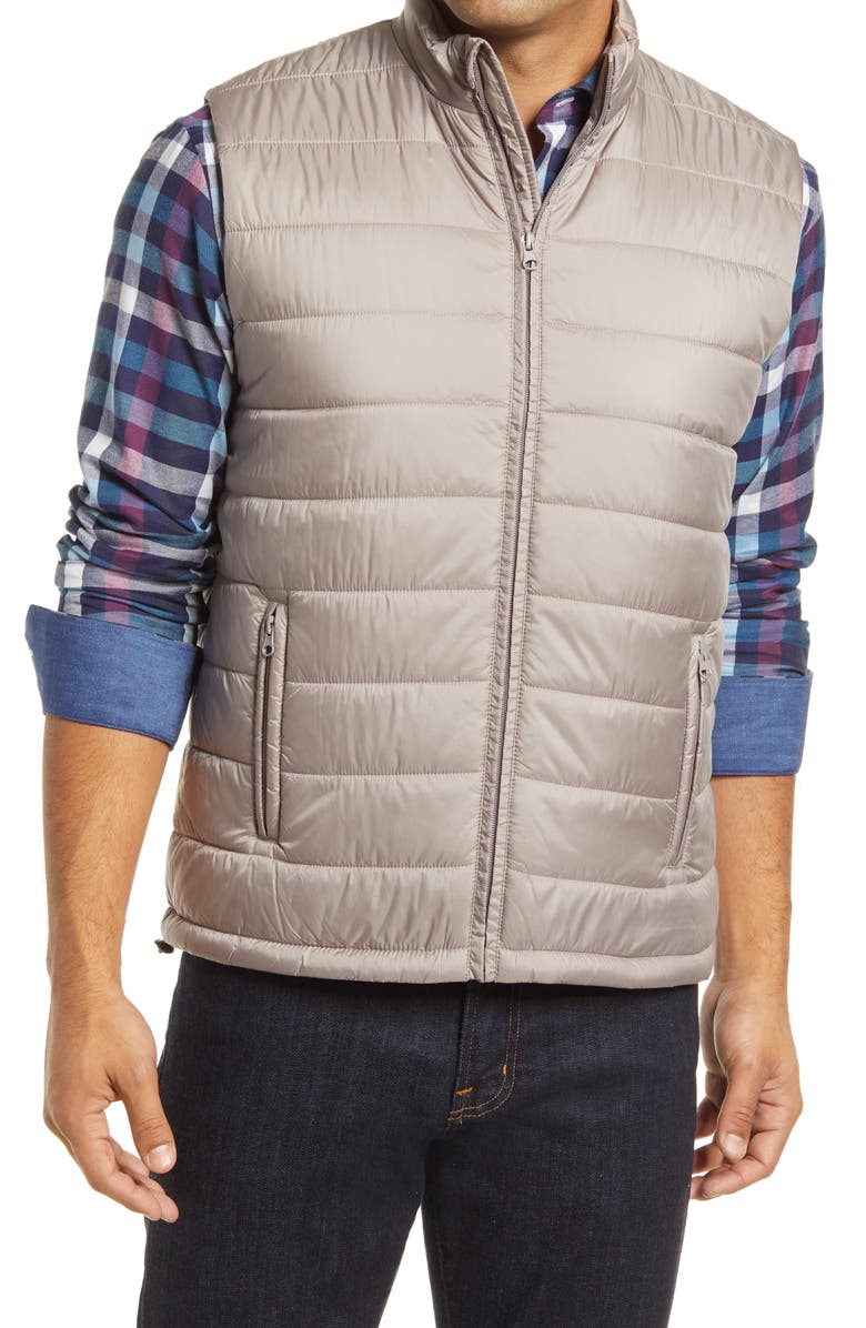 Bugatchi Quilted Vest, Alternate, color, 