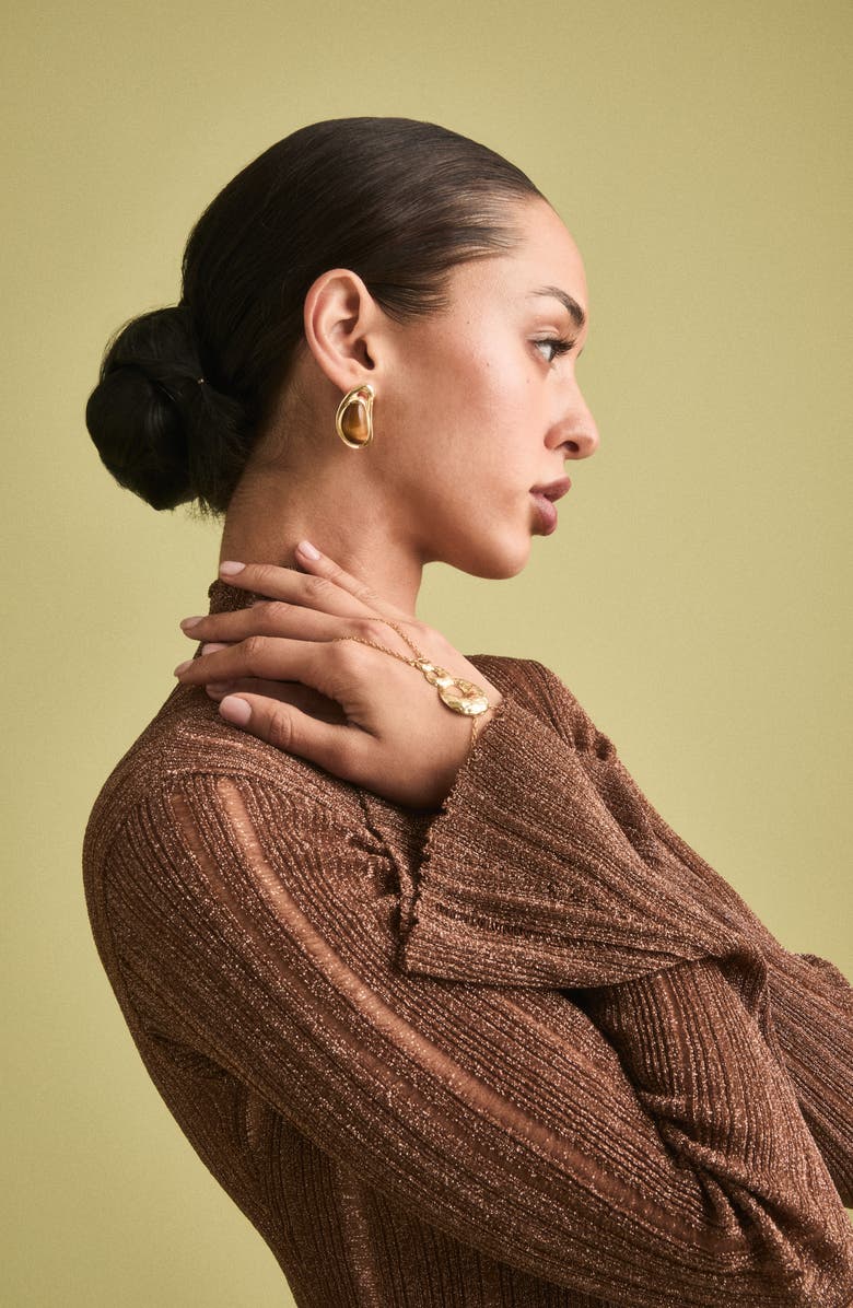 Petit Moments Lua Hand Chain, Alternate, color, Gold