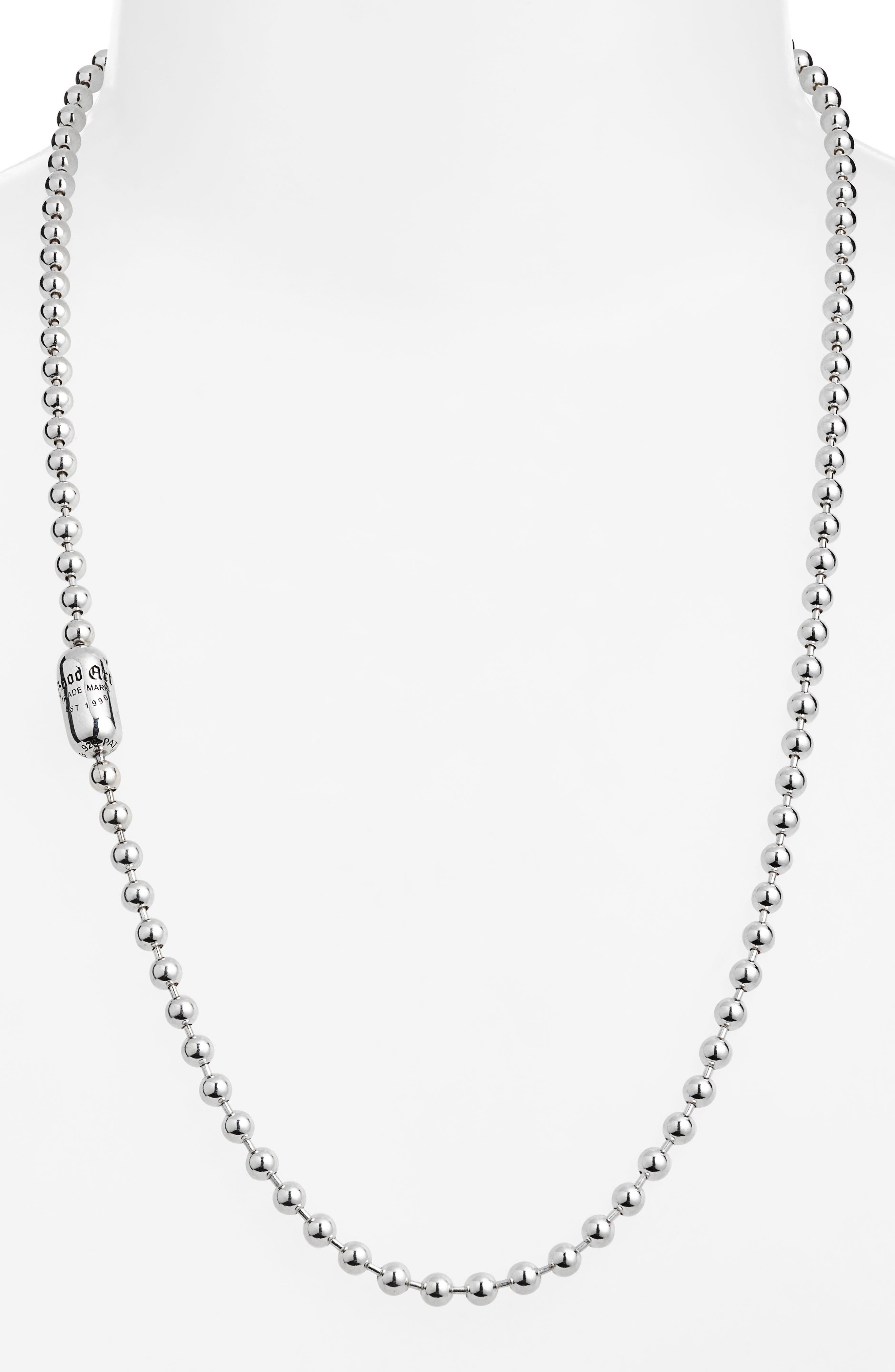 Good Art Hlywd Men's Logo A Poplock Necklace (Men) | Nordstrom