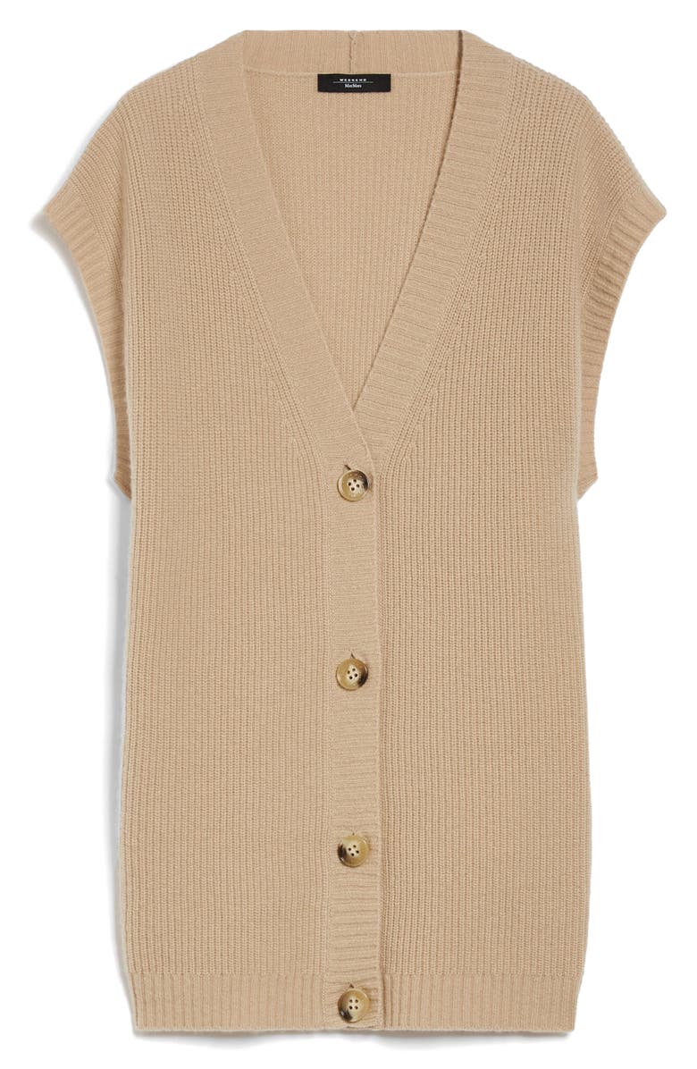 Weekend Max Mara Pesco Virgin Wool Sweater Vest, Alternate, color, 