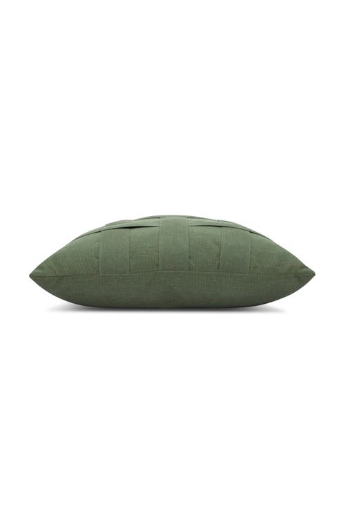 Elaine Smith Basketweave Pillow, 20" Square