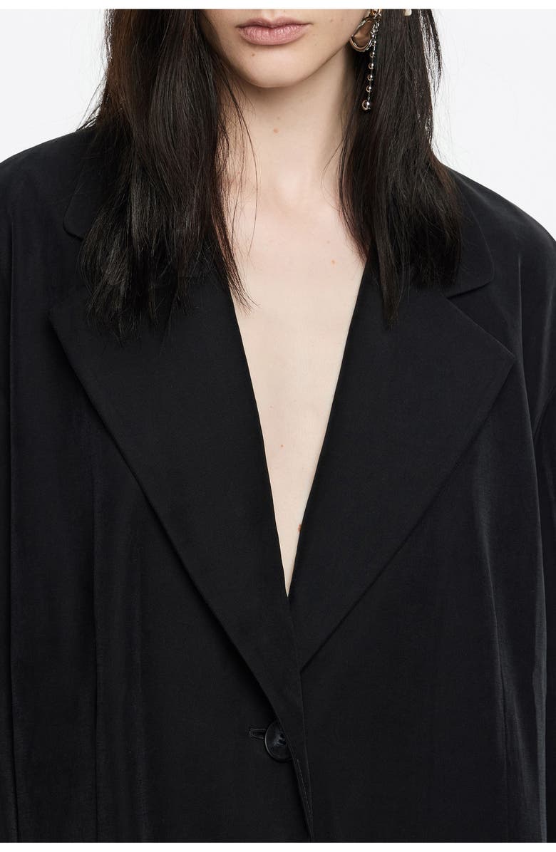 Bimba y Lola Tailored Jacket, Alternate, color, Black