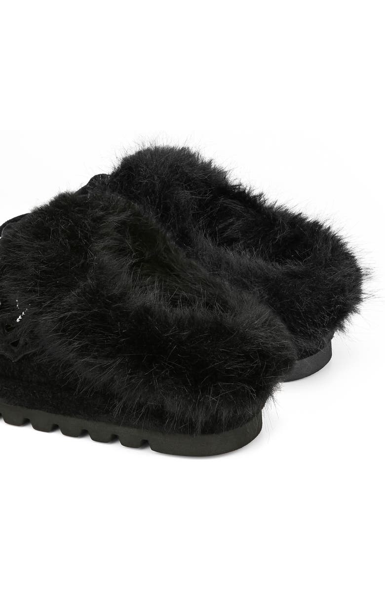 Naked Wolfe Harlow Suede Slipper, Alternate, color, Black