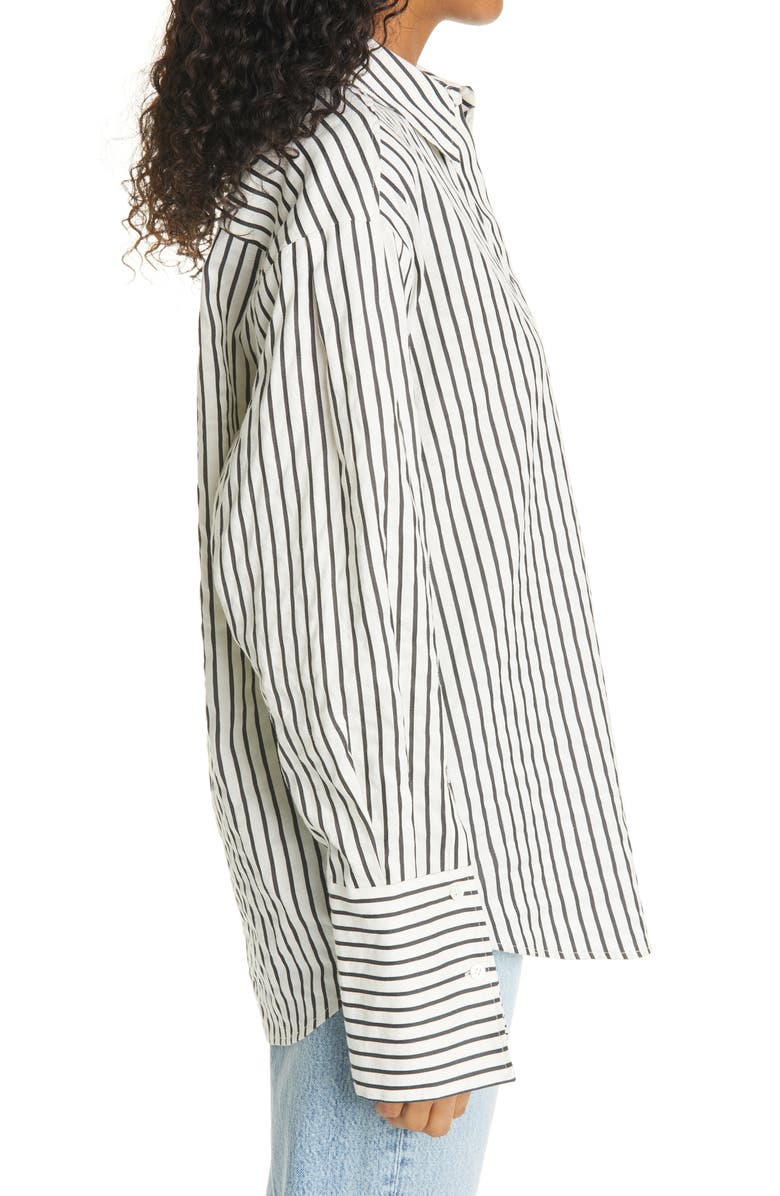 FRAME Whitney Stripe Popover Shirt, Alternate, color,