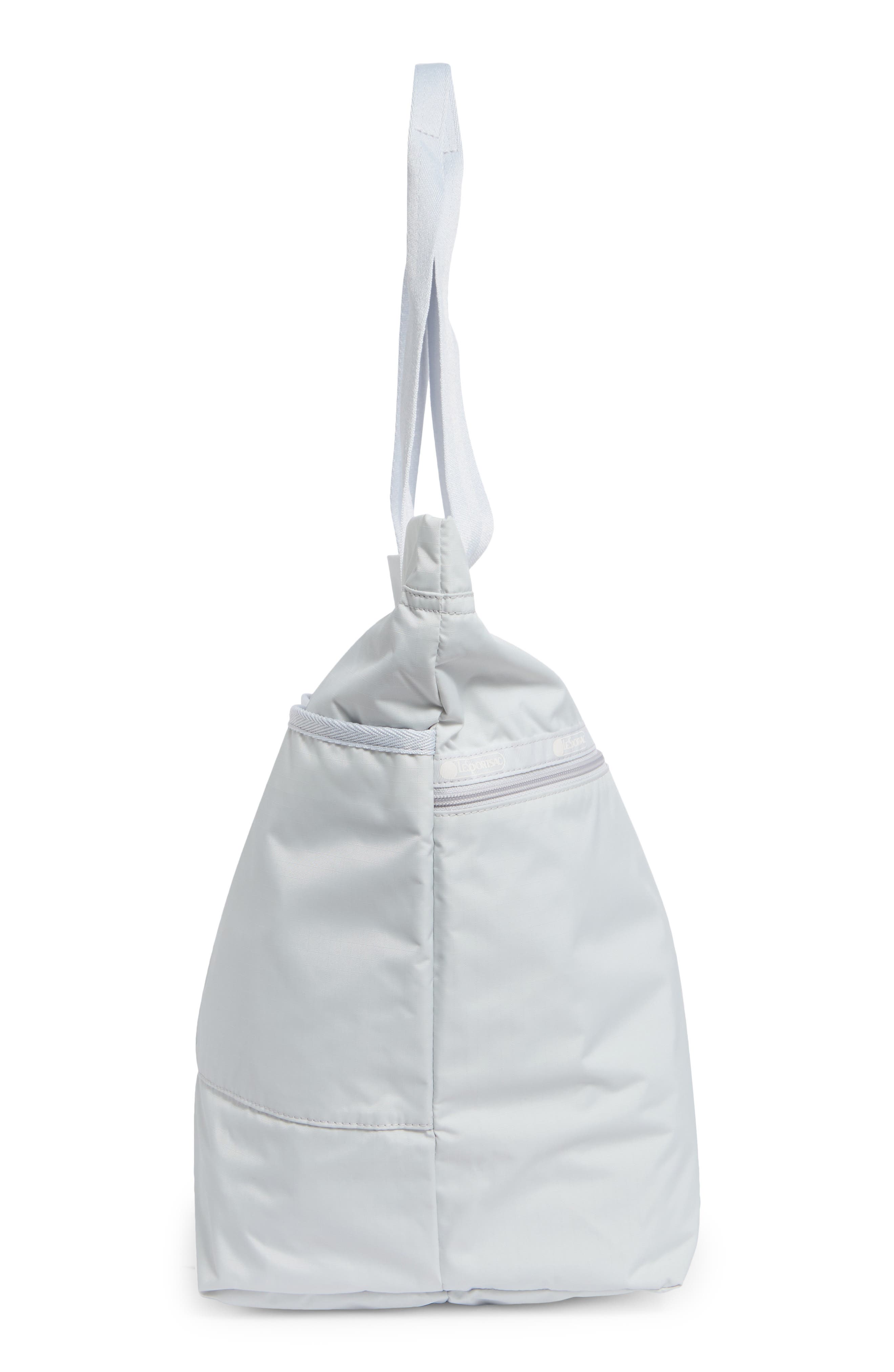 LeSportsac Carlin Zip Top Tote Bag, Alternate, color, Pearl Gray