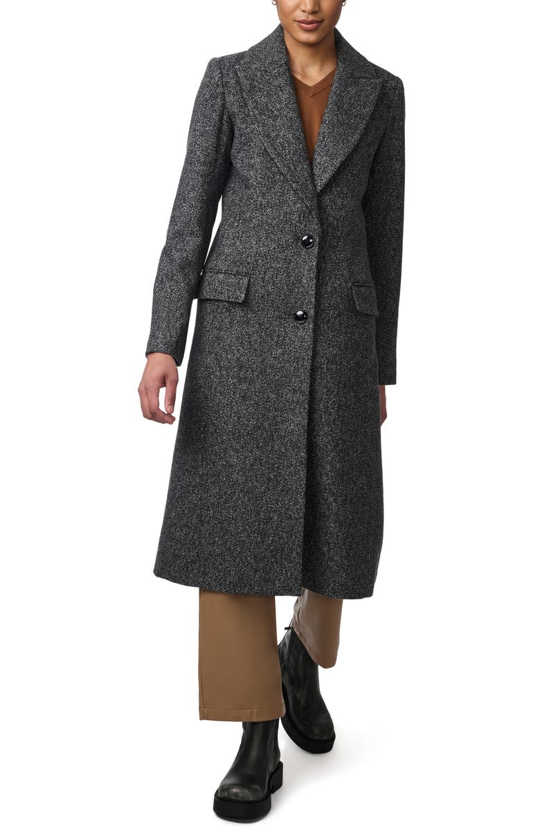 Bernardo Long Twill Coat, Alternate, color, Grey
