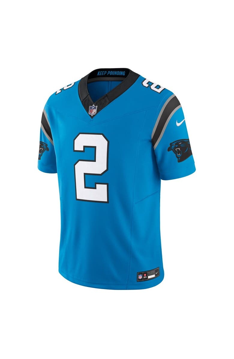 Nike Men's Nike D.J. Moore Blue Carolina Panthers Vapor F.U.S.E. Limited Jersey, Alternate, color, 