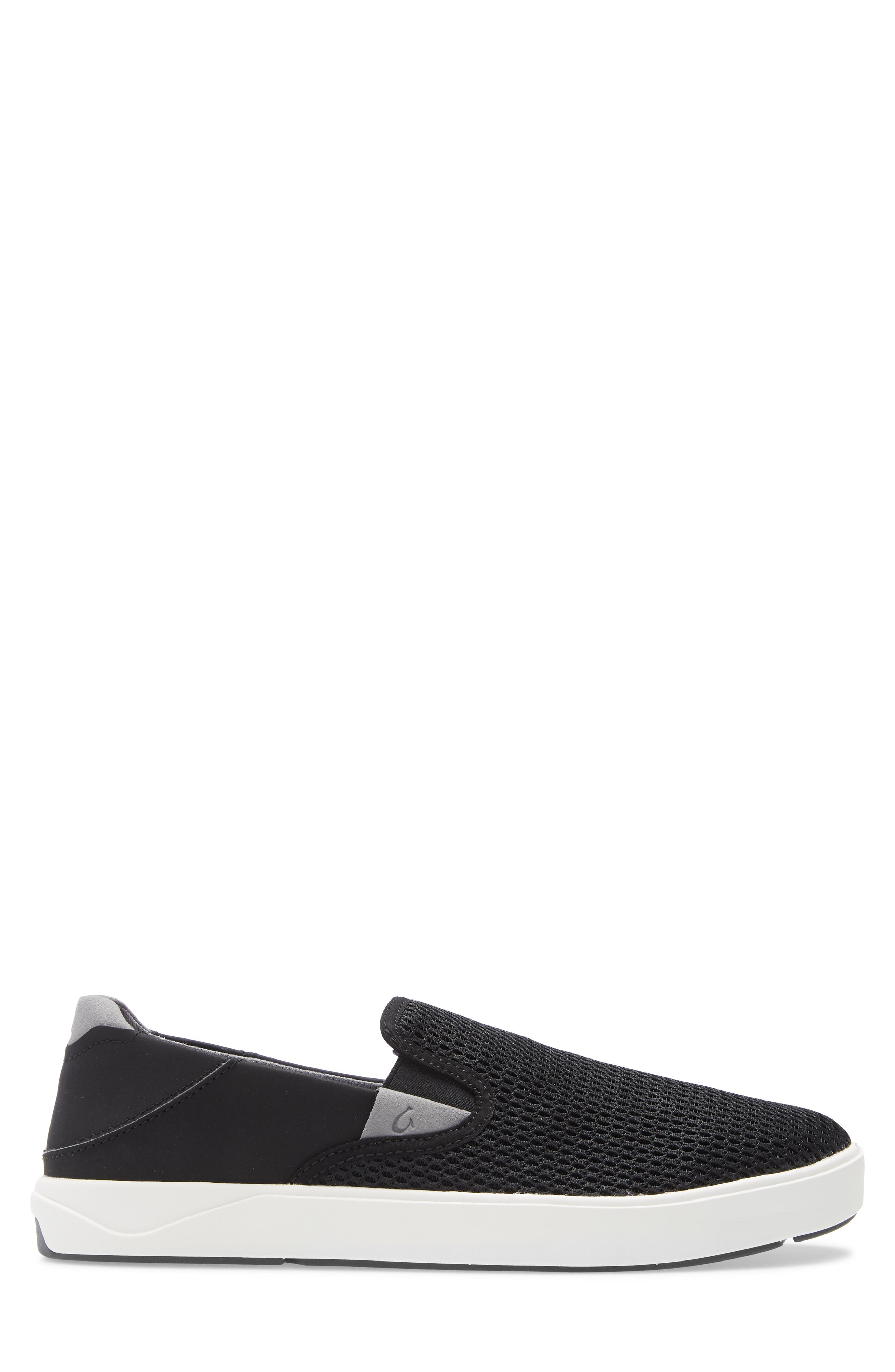 OluKai Lae'ahi Slip-On Sneaker, Alternate, color, Black/ Black