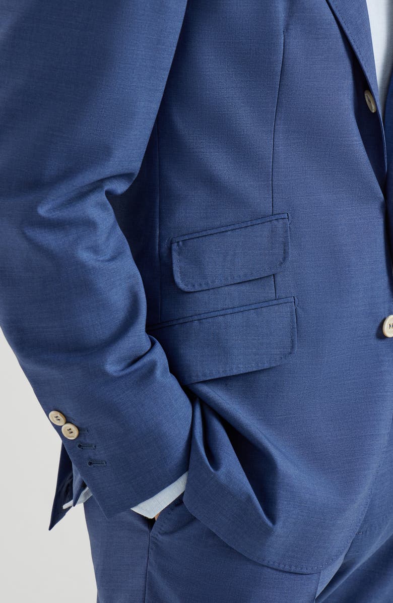 Brunello Cucinelli Deconstructed Cavallo blazer, Alternate, color, Royale Blue