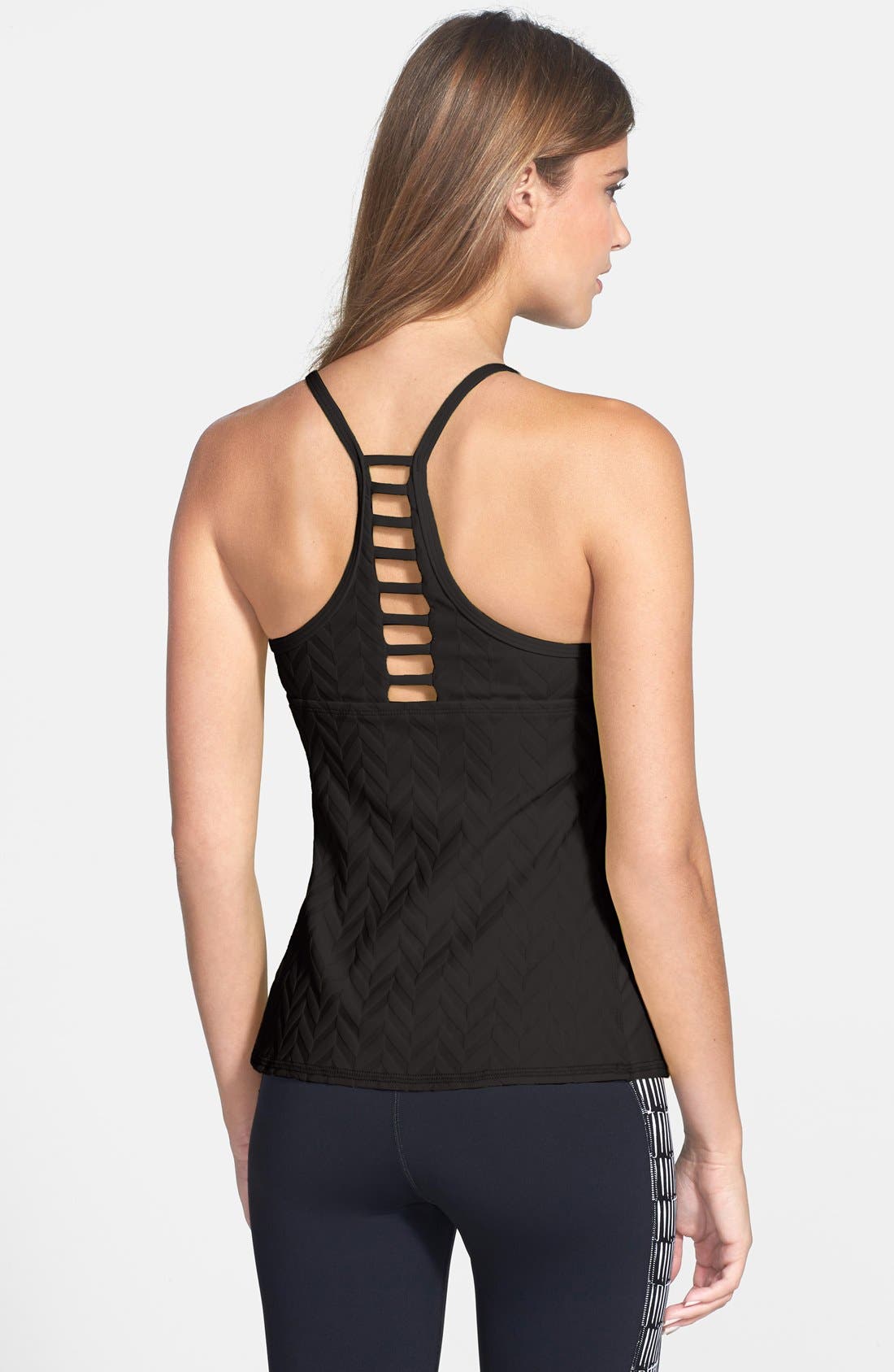Trina Turk Recreation 'Jet Set' Jacquard Racerback Tank (Women) | Nordstrom