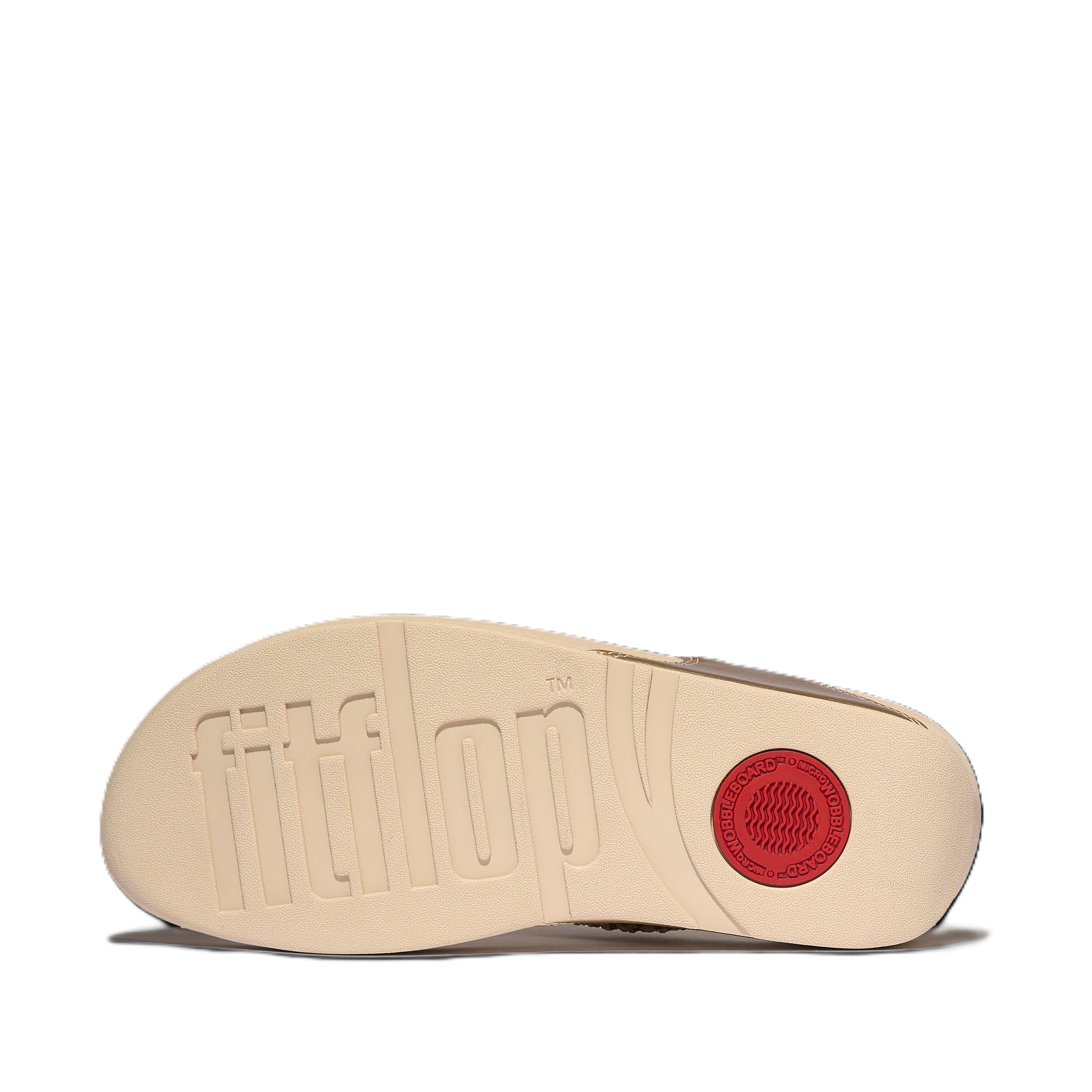 FitFlop Lulu Crystal Mix Metallic Sandals, Alternate, color, Platino