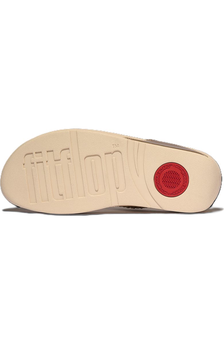 FitFlop Lulu Crystal Mix Metallic Sandals, Alternate, color, Platino