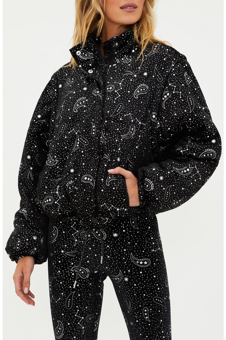 Kris Convertible Shooting Stars Puffer Jacket, Main, color, SHOOTING STARS