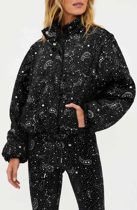 Beach Riot Kris Convertible Shooting Stars Puffer Jacket