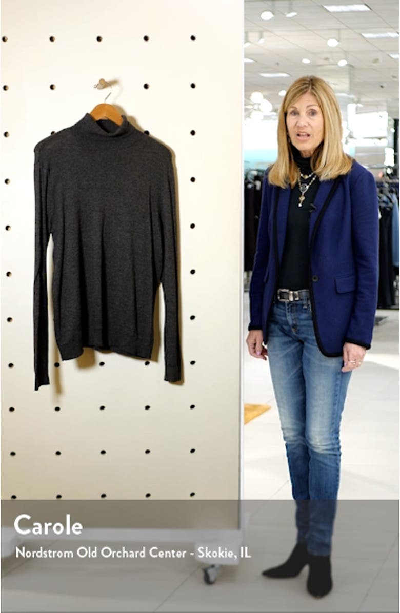 Solid Cotton Turtleneck Sweater, sales video thumbnail