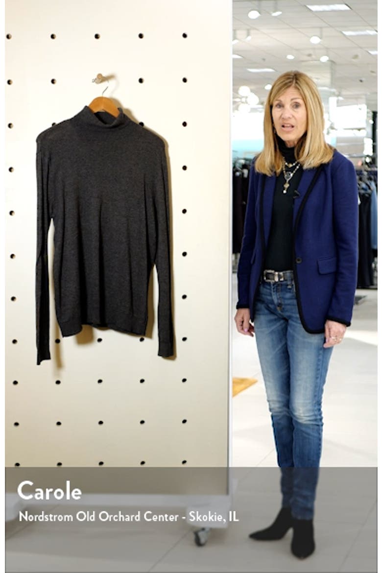 Solid Cotton Turtleneck Sweater video