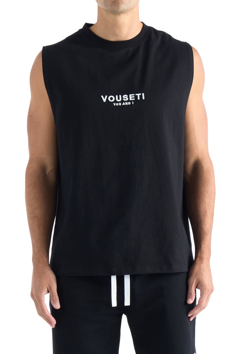 OG Cotton Graphic Tank, Main, color, BLACK