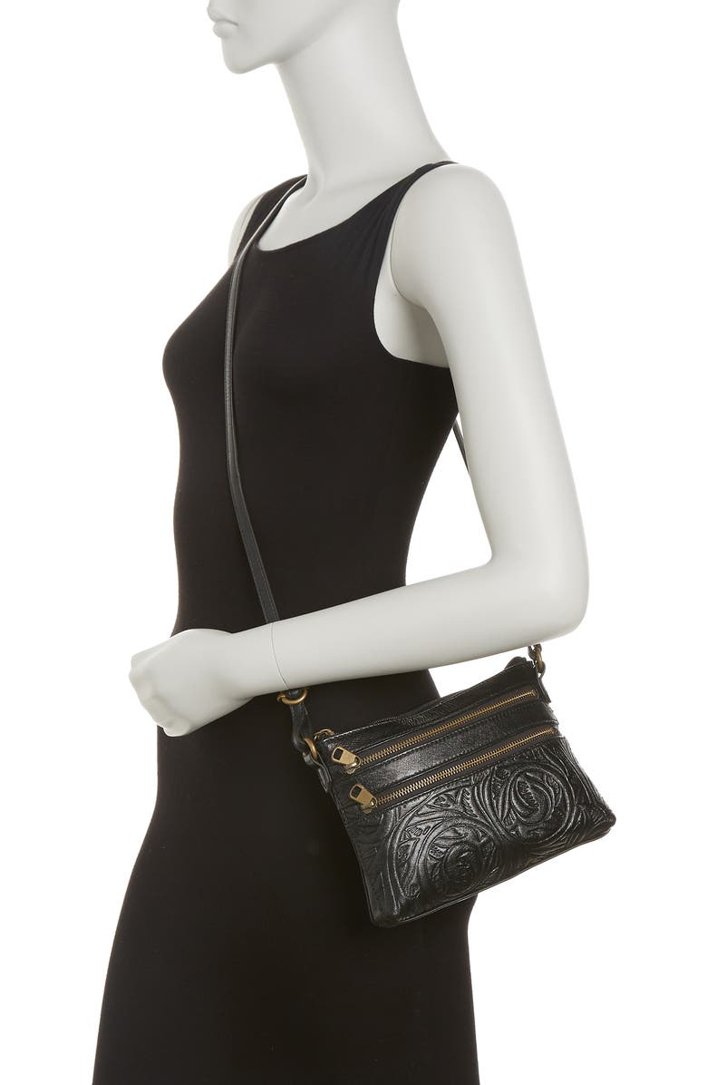 The Sak Reseda Leather Mini Crossbody, Alternate, color,