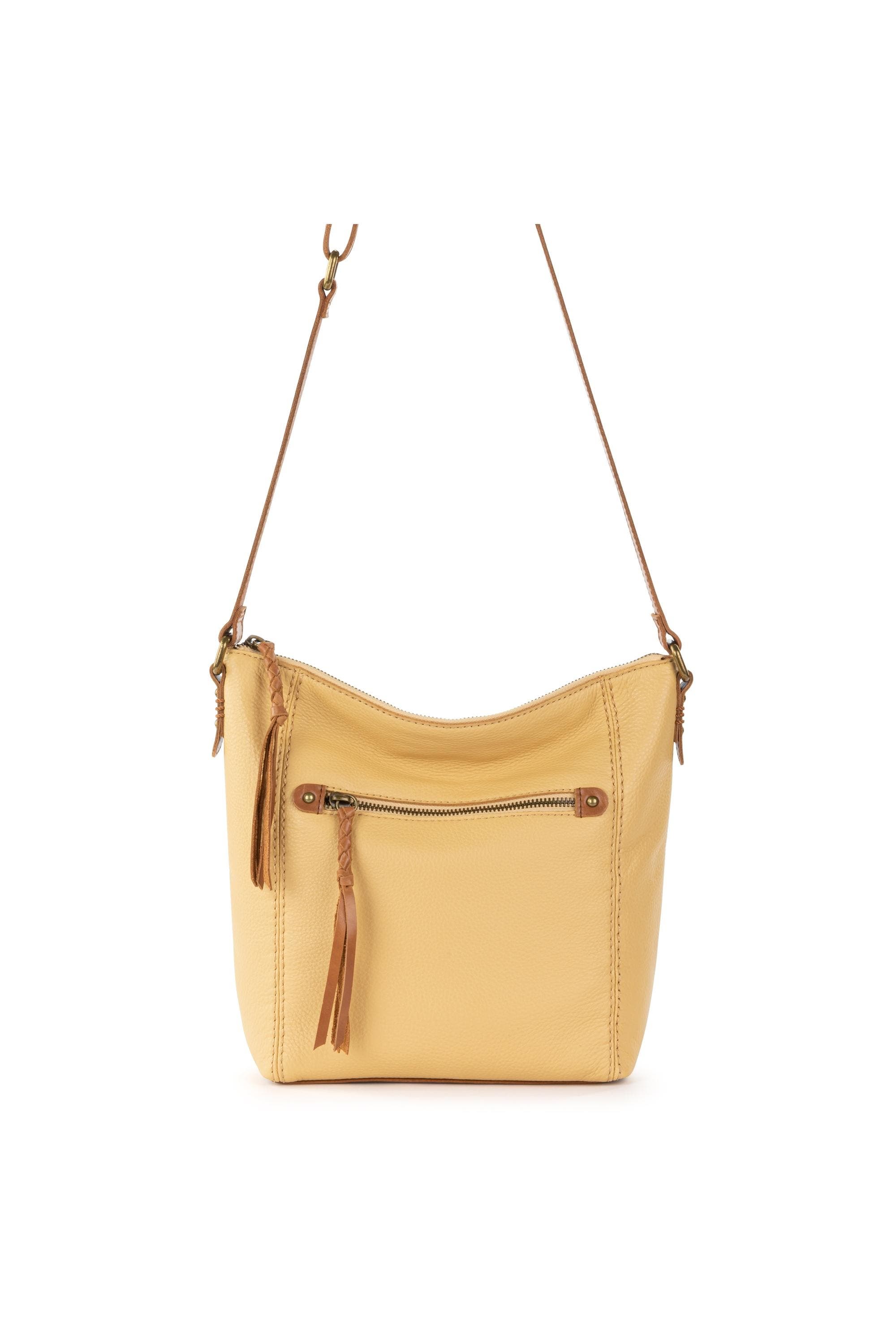 Ashland Leather Crossbody, Alternate, color, Buttercup