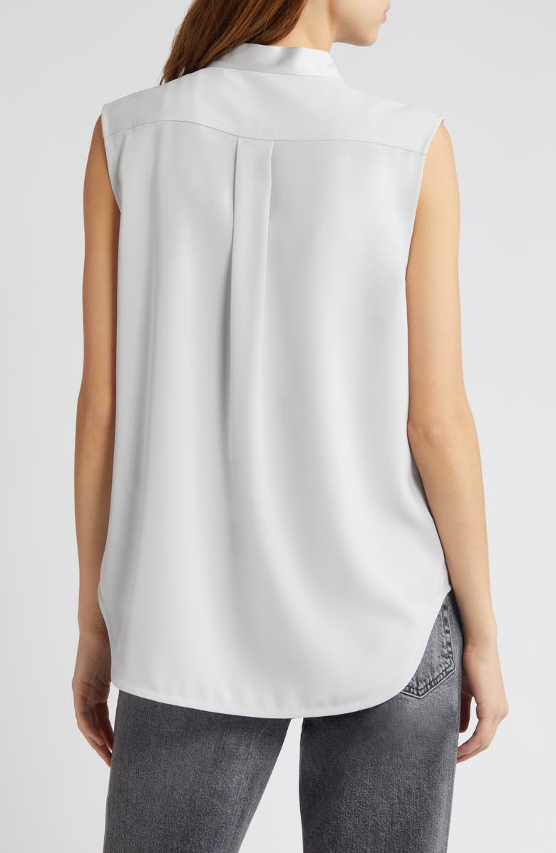 rag & bone Meredith Sleeveless Surplice Top, Alternate, color, Light Grey