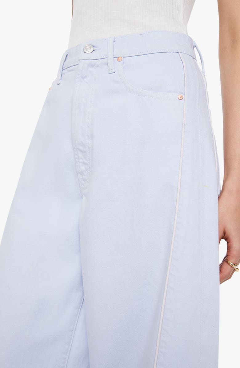 MOTHER The Pipe Dream Sneak Wide Leg Jeans, Alternate, color, Hit The Hay Xenon Blue