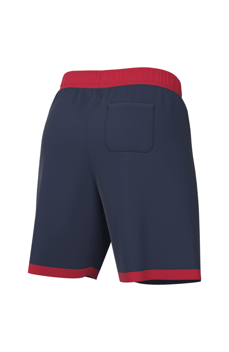 Nike Unisex Nike  WNBA Navy/Red Legends Relaxed Fit Fleece Shorts, Alternate, color, Navy