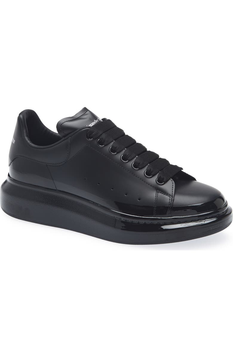 McQueen Oversized Sneaker, Main, color, Black