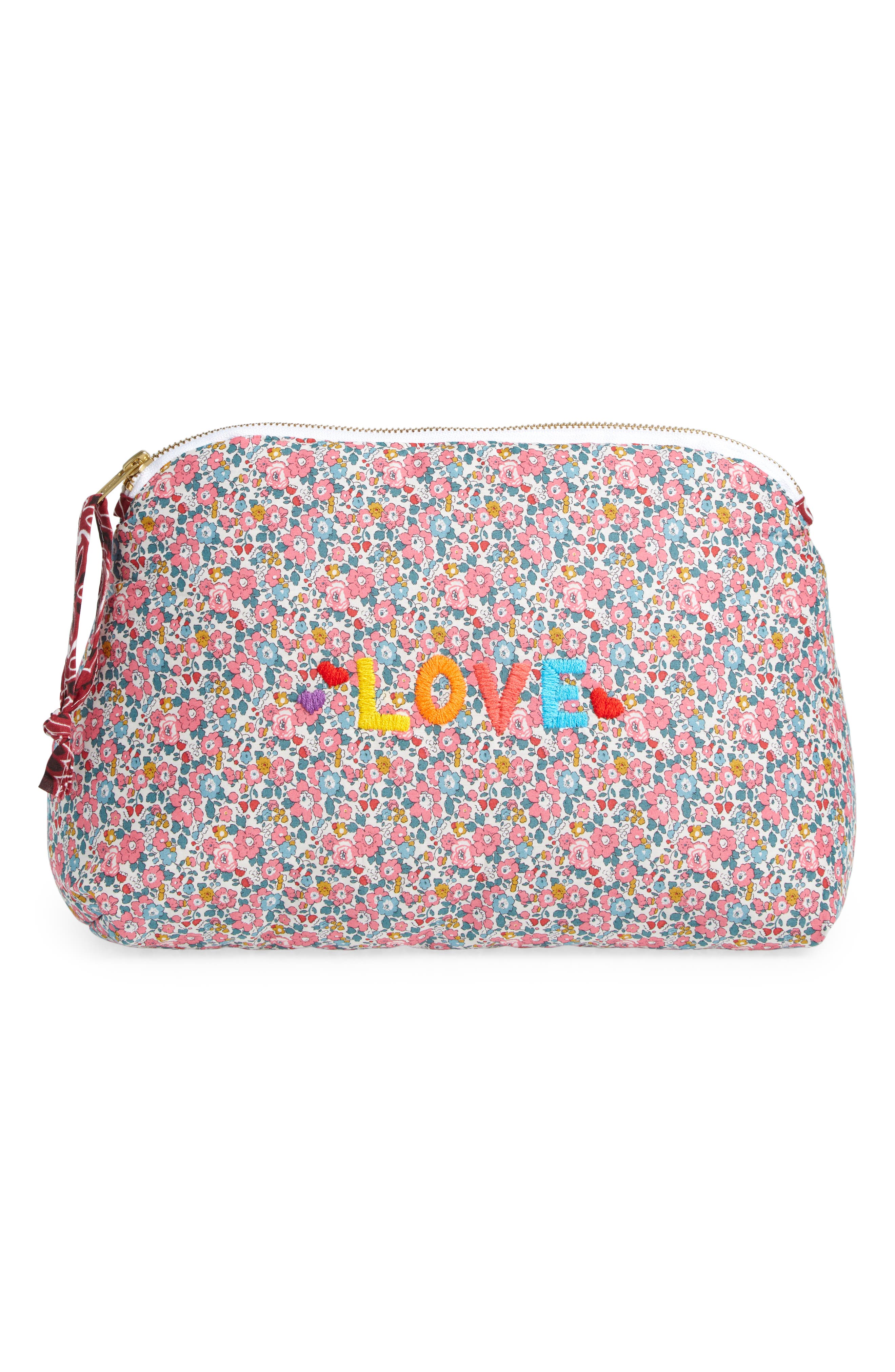 CALL IT BY YOUR NAME x Liberty London Cosmetics Bag, Main, color, 