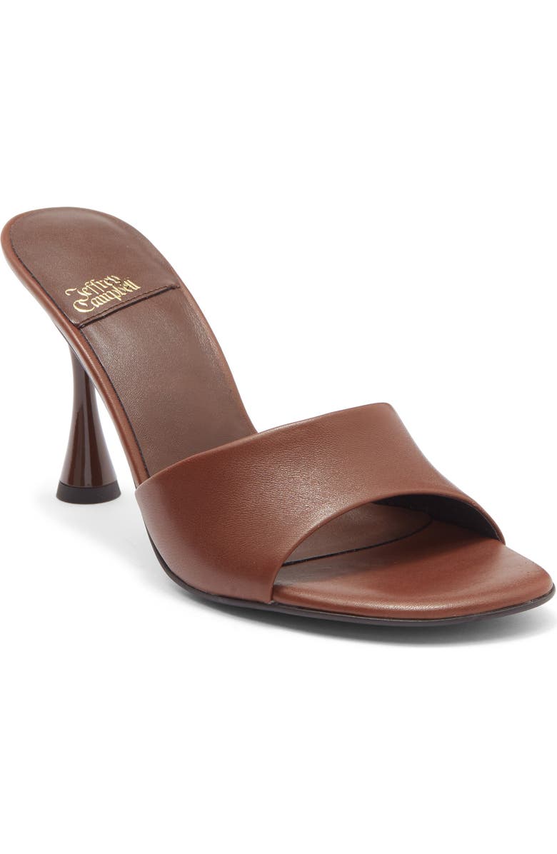 Jeffrey Campbell La-Nuit Sandal, Main, color, Brown
