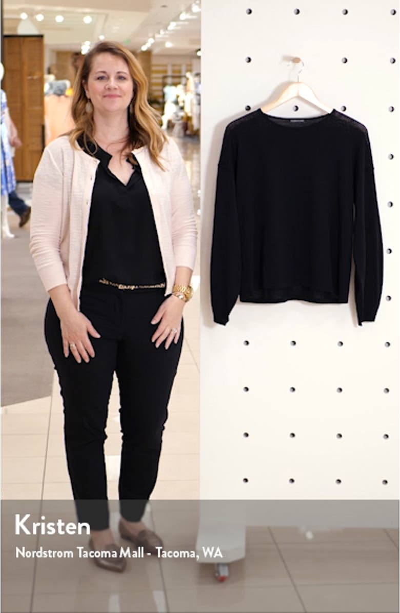 Round Neck Box Wool Sweater, sales video thumbnail