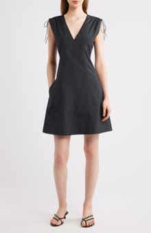 Emmet Tie Shoulder Sleeveless Fit & Flare Dress