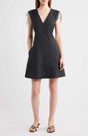 Emmet Tie Shoulder Sleeveless Fit & Flare Dress