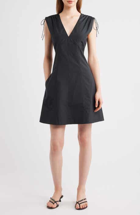 Emmet Tie Shoulder Sleeveless Fit & Flare Dress