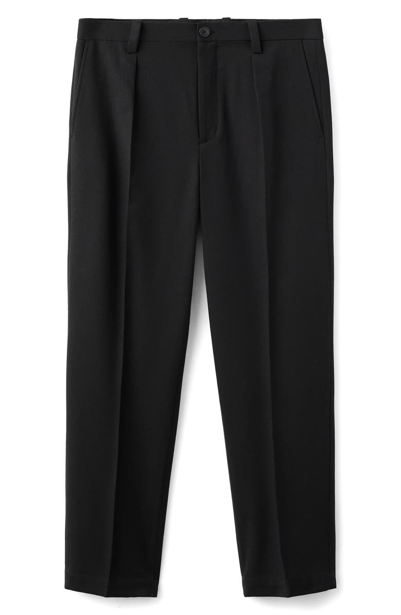 MANGO Regular Fit Pleated Pants, Alternate, color, 