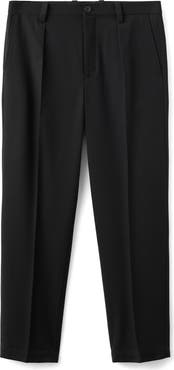 MANGO Regular Fit Pleated Pants