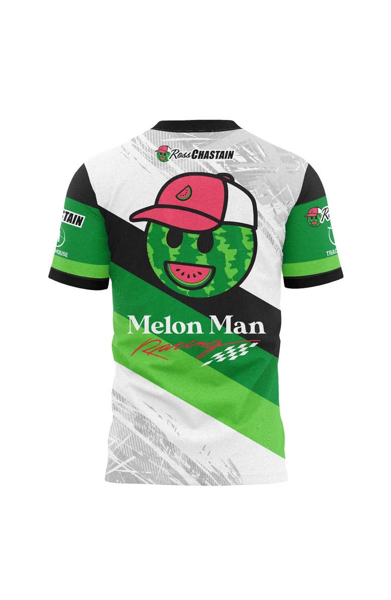 Trackhouse Racing Team Collection Men's Trackhouse Racing Team Collection White Ross Chastain Melon Man Gas It or Smash It Sublimated T-Shirt, Alternate, color, White