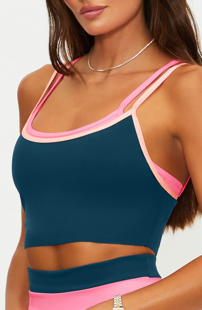 Beach Riot Winston Sports Bra, Alternate, color, Seashell I