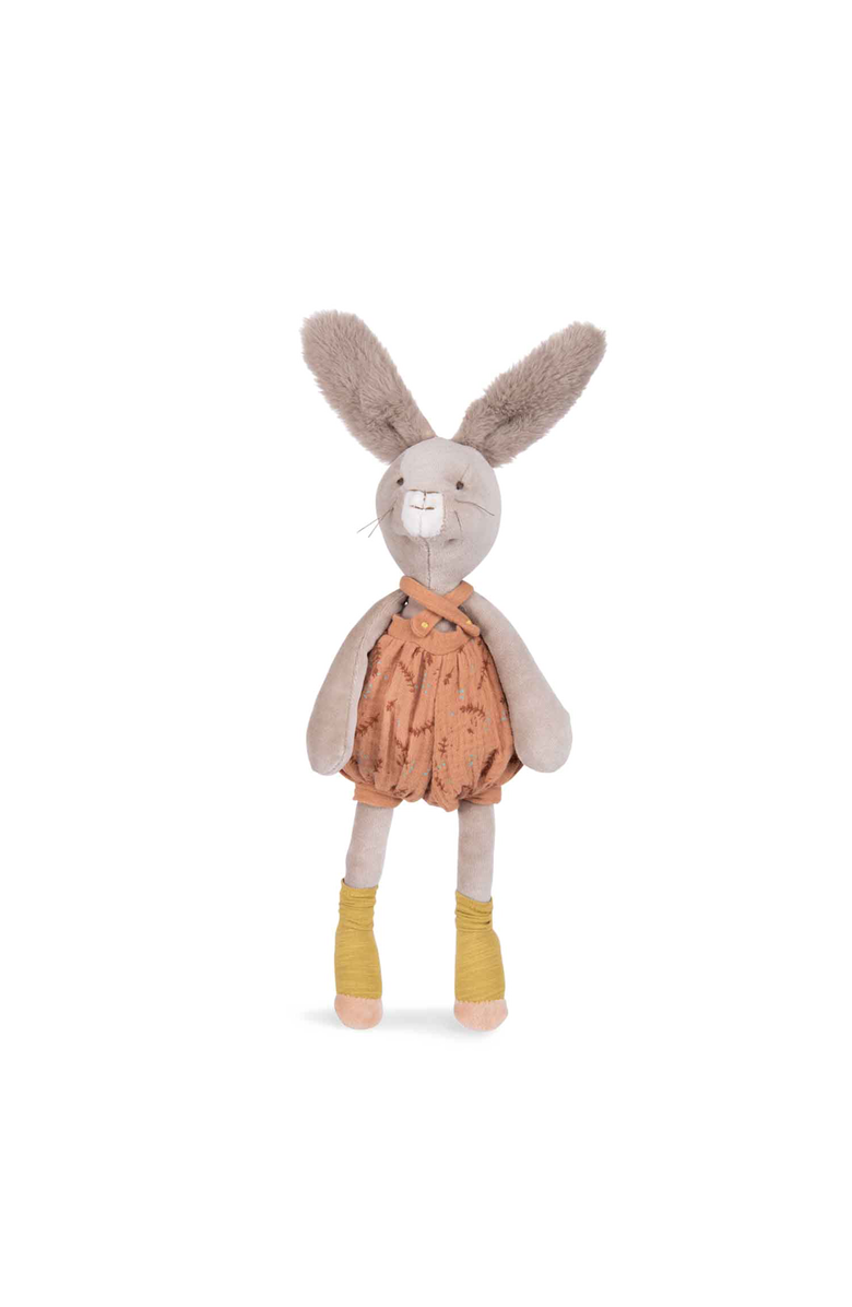 Moulin Roty Clay Rabbit Three Little Rabbits, Main, color, Beige